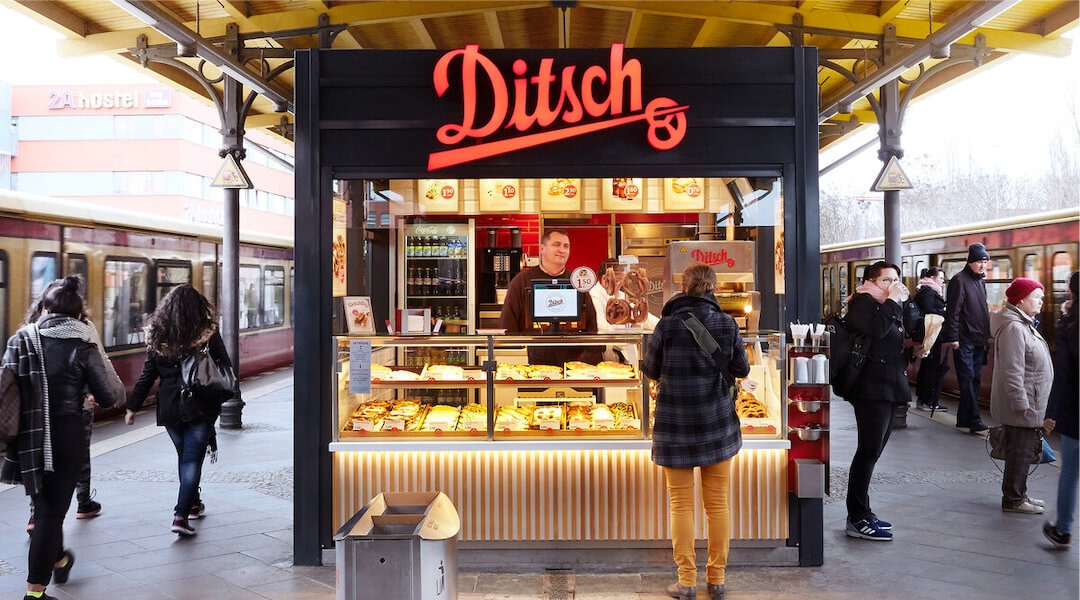 Picture of Ditsch shop with people around