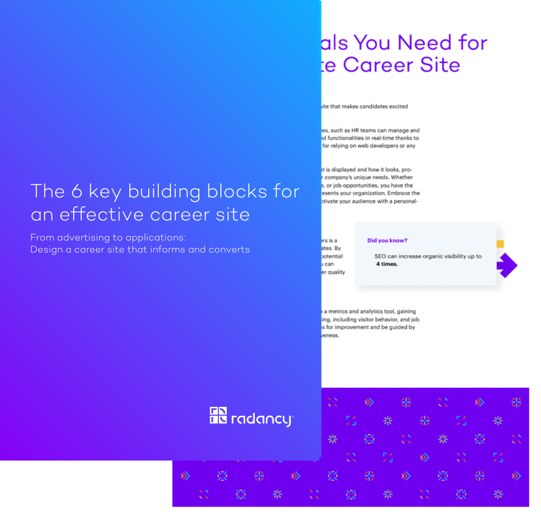 The 6 key building blocks for an effective career site Radancy
